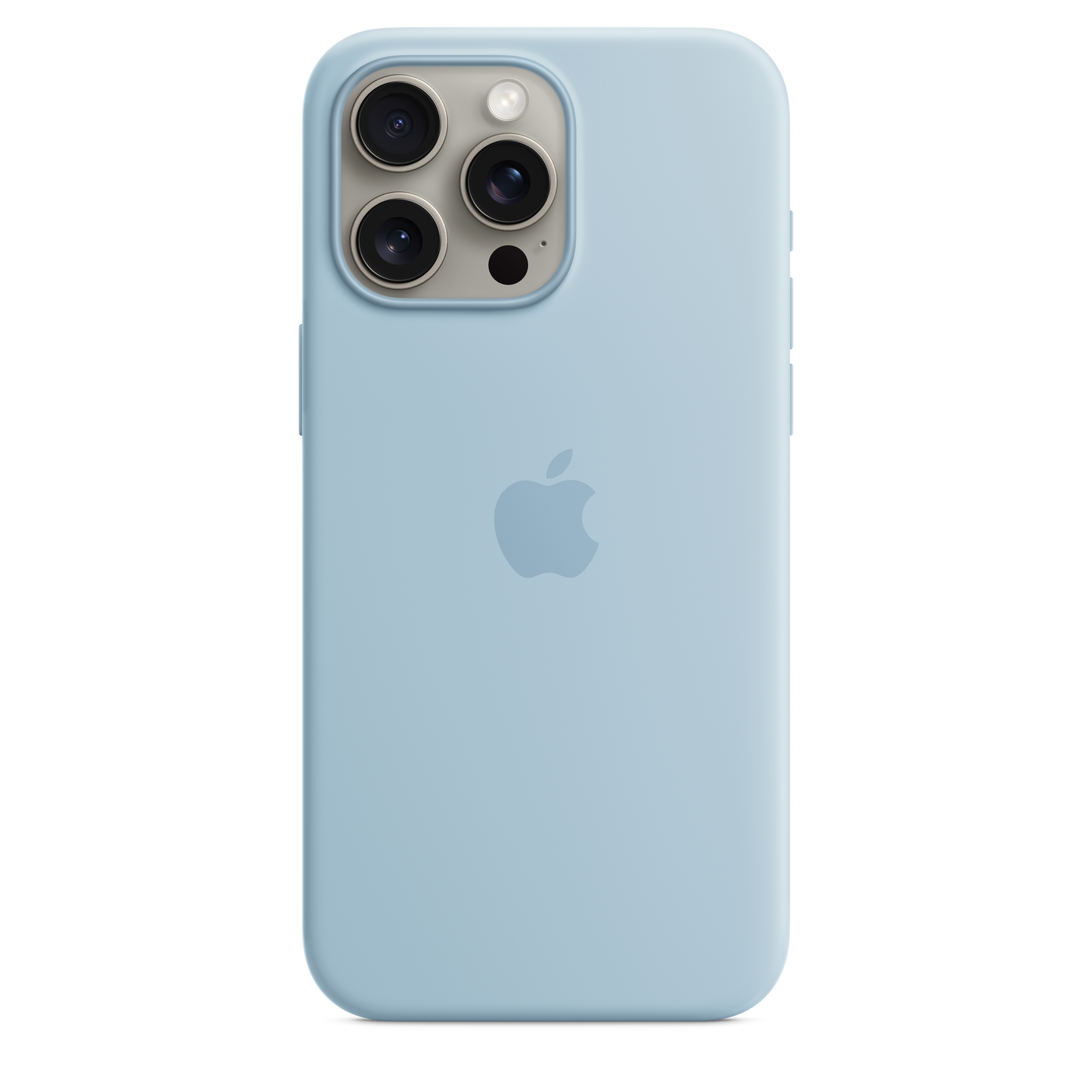 iPhone 15 Pro Max Silicone Case with MagSafe - Light Blue