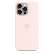 iPhone 15 Pro Max Silicone Case with MagSafe - Light Pink