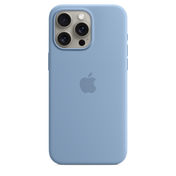 iPhone 15 Pro Max Silicone Case with MagSafe - Winter Blue