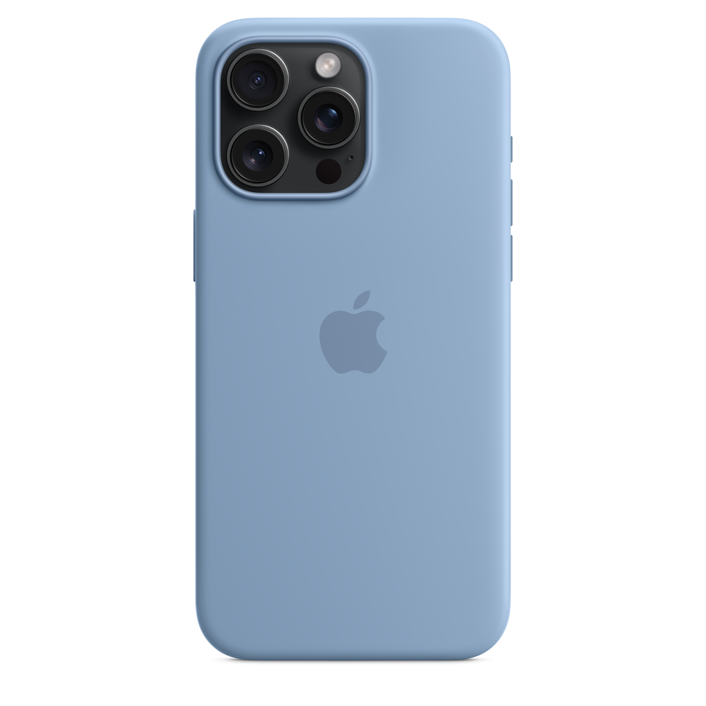 iPhone 15 Pro Max Silicone Case with MagSafe - Winter Blue