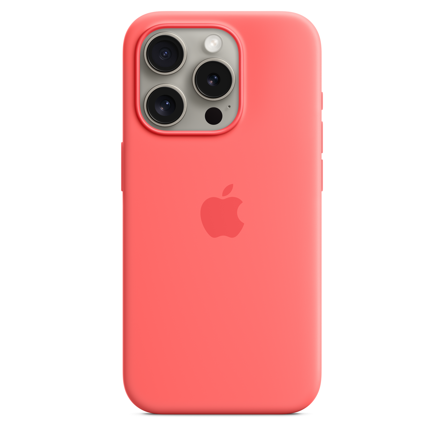 iPhone 15 Pro Silicone Case with MagSafe - Guava