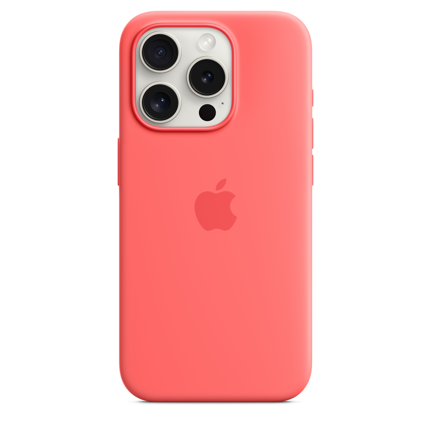 iPhone 15 Pro Silicone Case with MagSafe - Guava