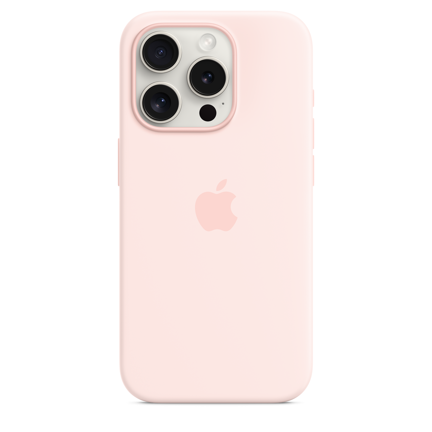 iPhone 15 Pro Silicone Case with MagSafe - Light Pink