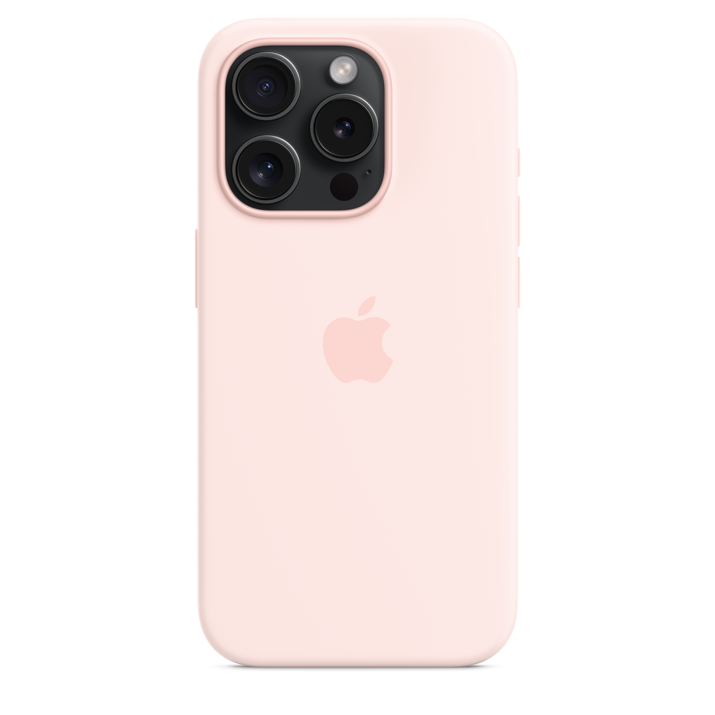 iPhone 15 Pro Silicone Case with MagSafe - Light Pink