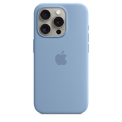 iPhone 15 Pro Silicone Case with MagSafe - Winter Blue