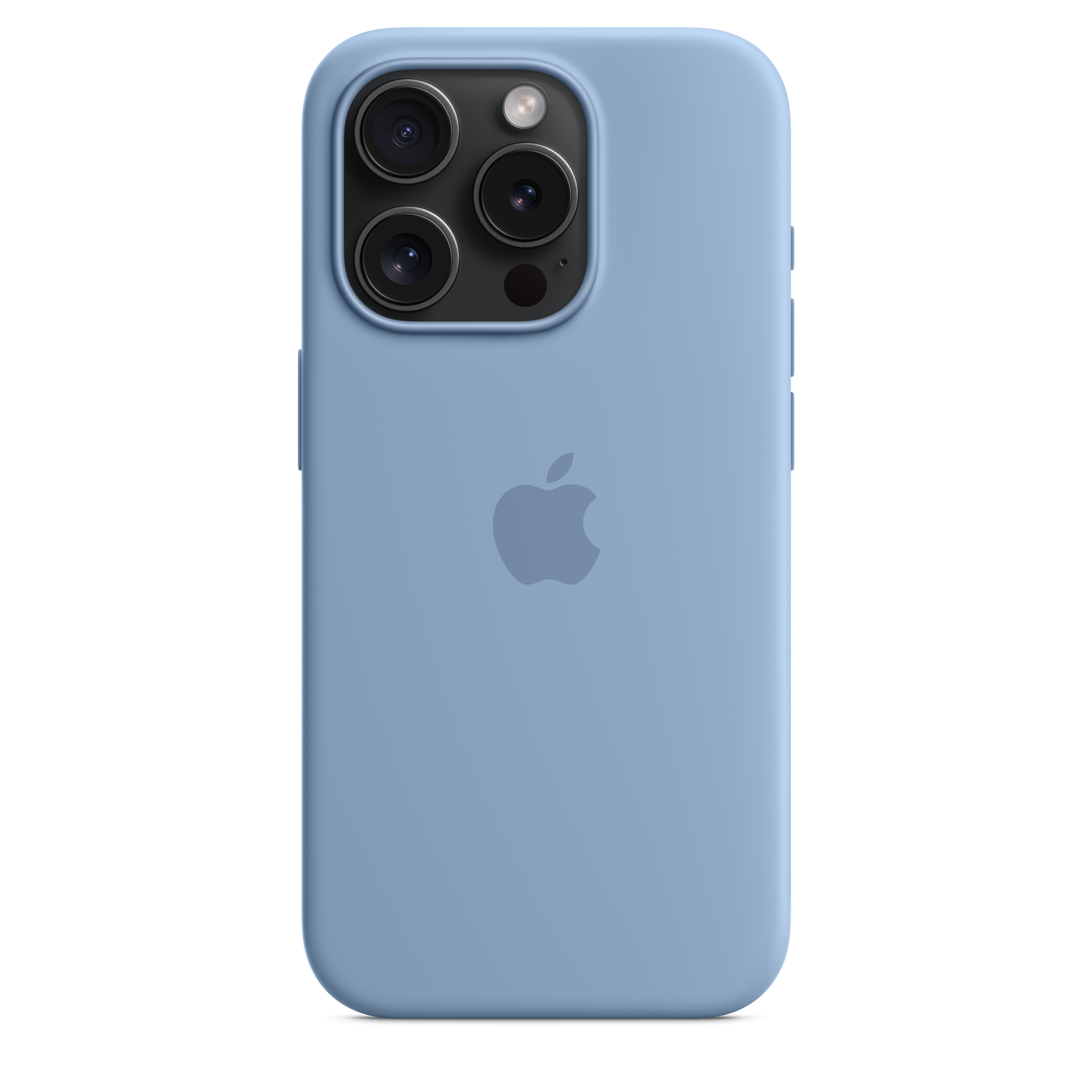 iPhone 15 Pro Silicone Case with MagSafe - Winter Blue