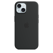 iPhone 15 Silicone Case with MagSafe - Black