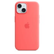 iPhone 15 Silicone Case with MagSafe - Guava