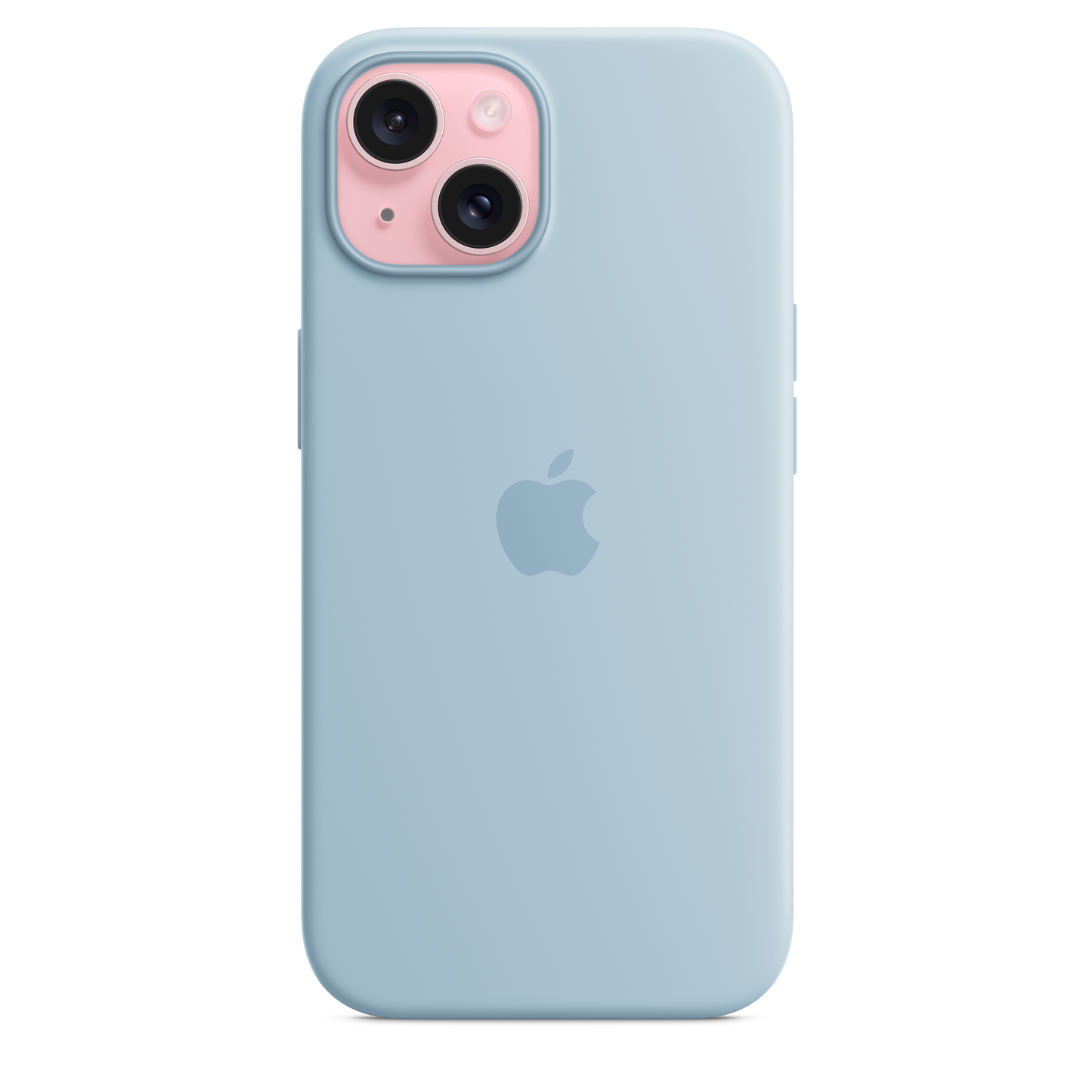 iPhone 15 Silicone Case with MagSafe - Light Blue