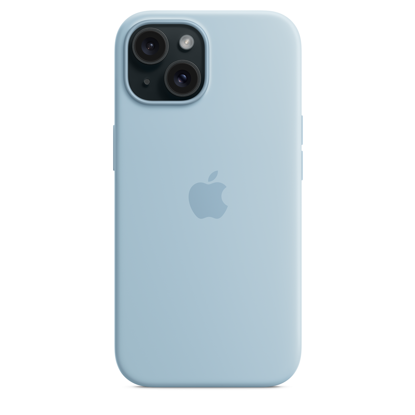 iPhone 15 Silicone Case with MagSafe - Light Blue