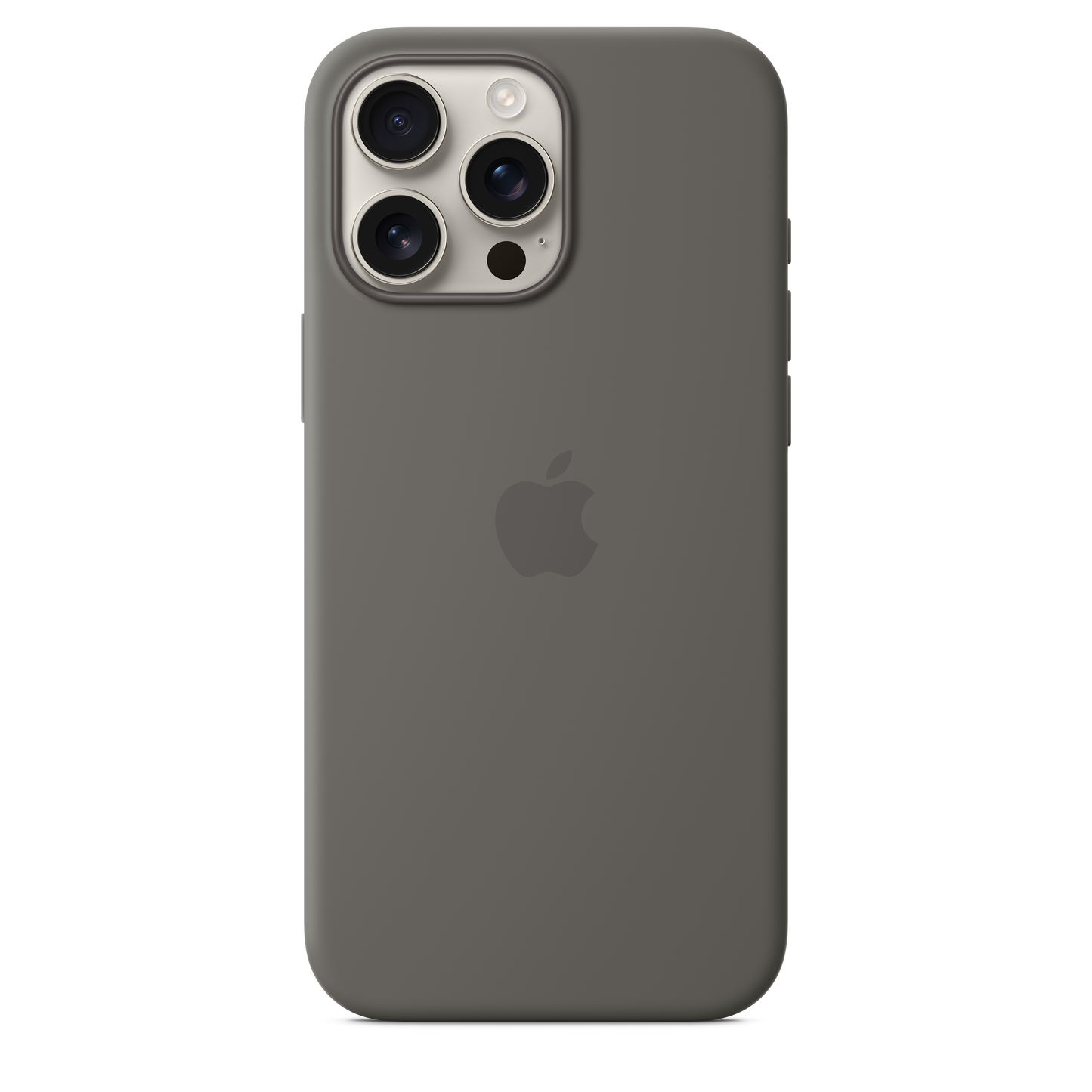 iPhone 16 Pro Max Silicone Case with MagSafe - Stone Grey