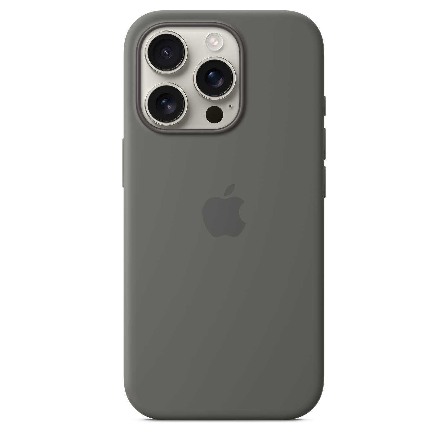 iPhone 16 Pro Silicone Case with MagSafe - Stone Grey