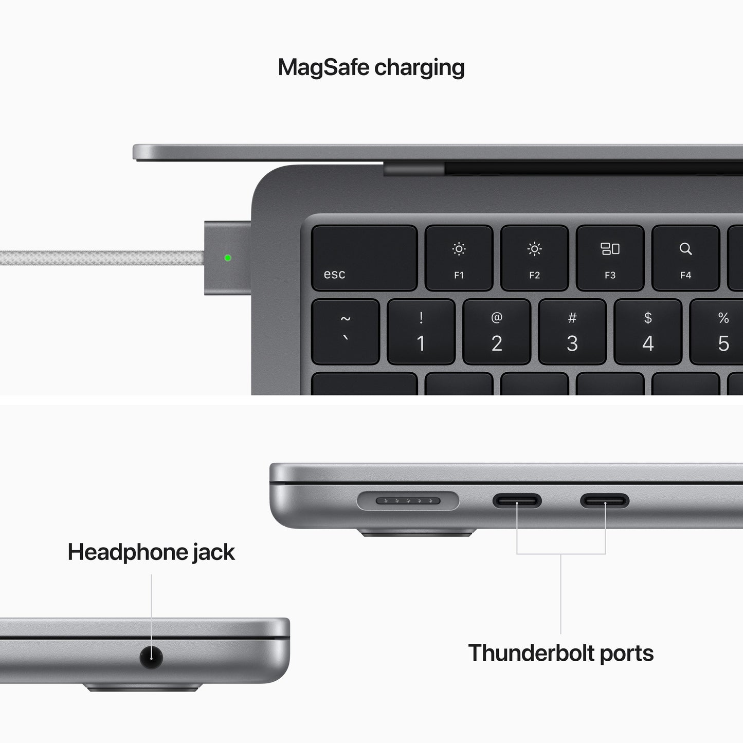 13-inch MacBook Air: Apple M2 chip with 8-core CPU and 10-core GPU, 512GB SSD - Space Grey