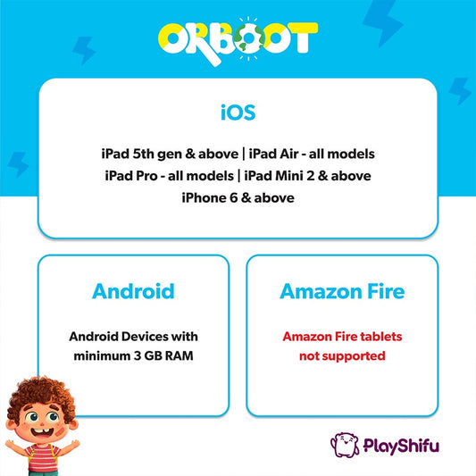 Shifu014-Orboot Earth by PlayShifu (App Based) - Educational AR Globe with 400 Wonders