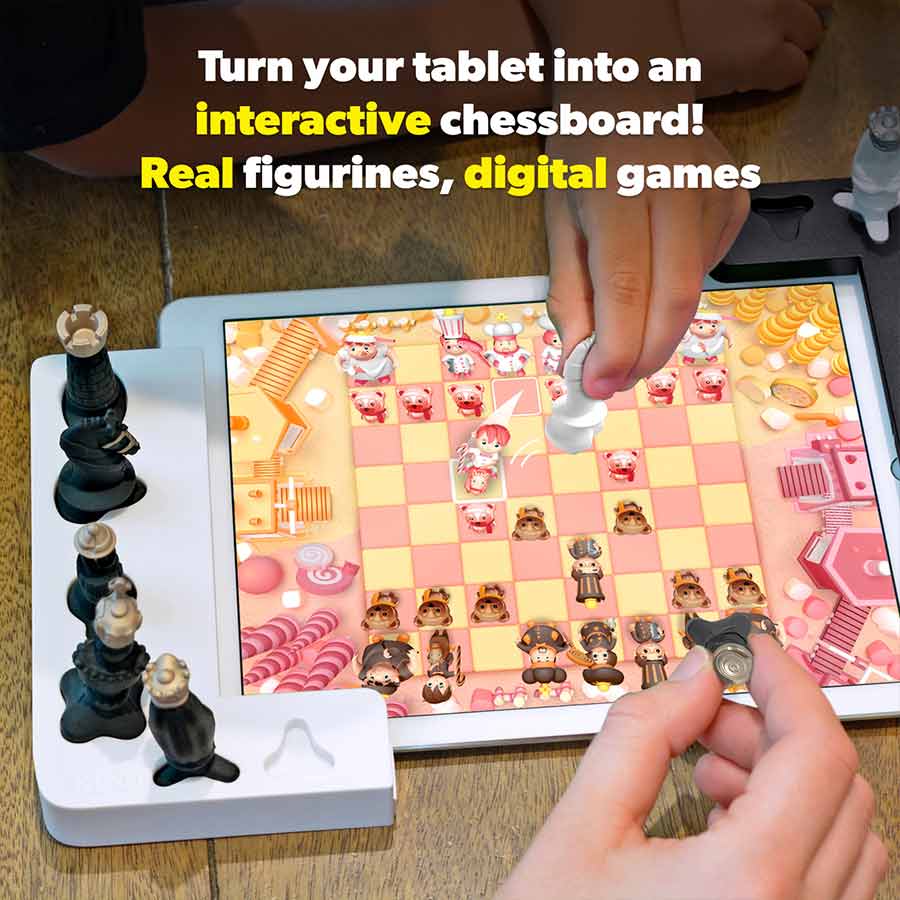 Shifu035-Tacto Chess by PlayShifu - Interactive Story-Based Chess Game Set | Real Figurines, Digital Strategy Games