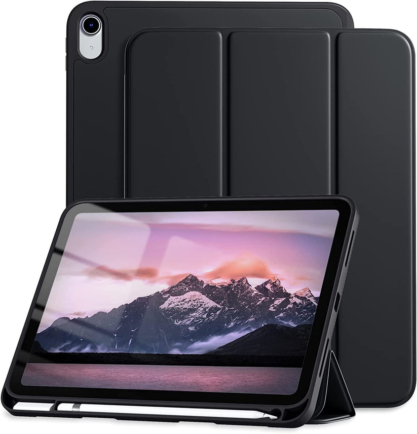 vaku-luxos®-stallion-10-9-inch-ipad-air-10th-generation-case-with-pencil-stand-tri-fold-case-black8905129017576