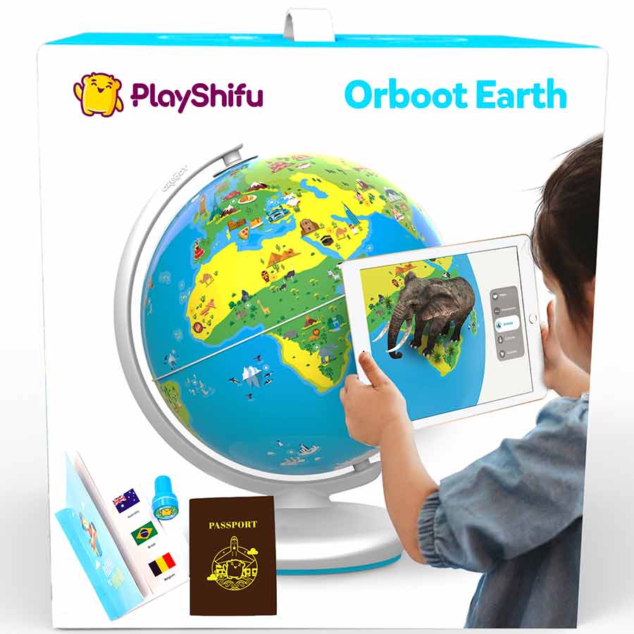 Shifu014-Orboot Earth by PlayShifu (App Based) - Educational AR Globe with 400 Wonders