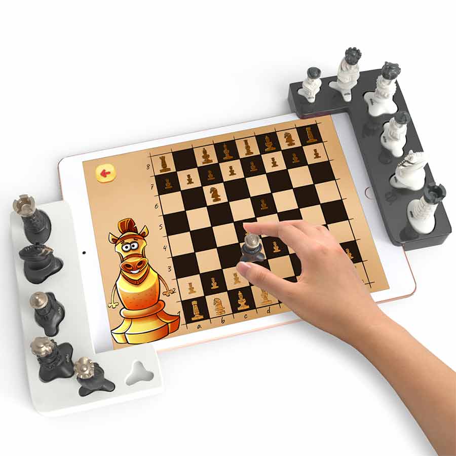 Shifu035-Tacto Chess by PlayShifu - Interactive Story-Based Chess Game Set | Real Figurines, Digital Strategy Games