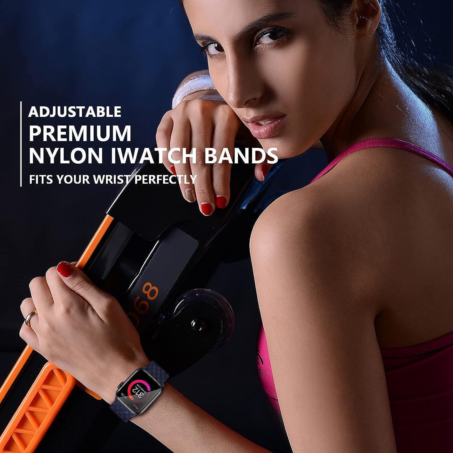 vaku-luxos®-arizona-nylon-watch-straps-self-adjusting-fit-for-41mm-40-38mm-blue8905129021306