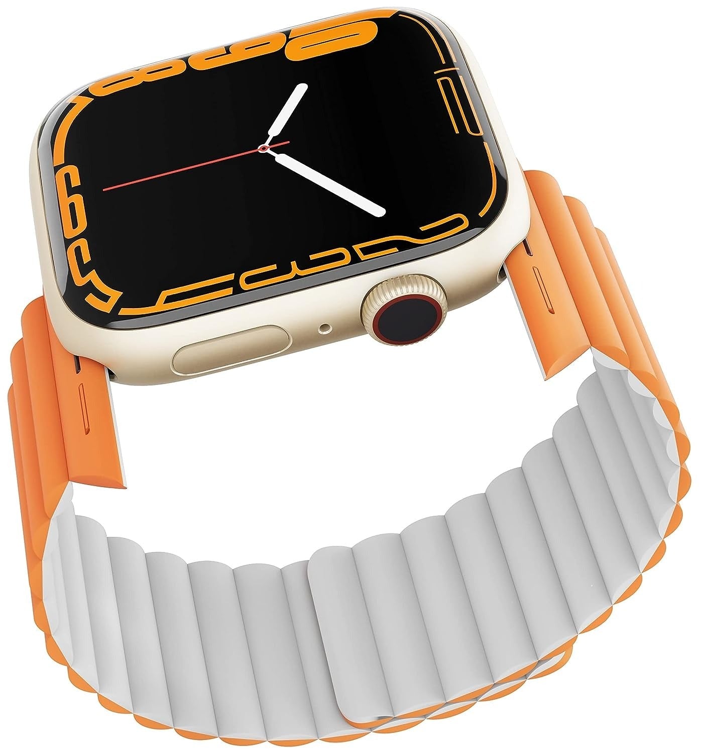 vaku-luxos®-stark-magnetic-self-adjusting-fit-silicon-watch-straps-for-45mm-42-44mm-orange8905129016272