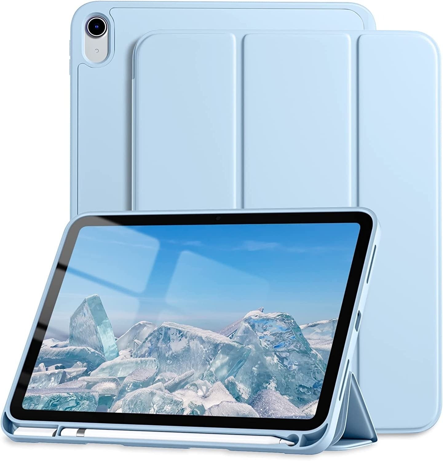 vaku-luxos®-stallion-10-9-inch-ipad-air-10th-generation-case-with-pencil-stand-tri-fold-case-sky-blue8905129017583