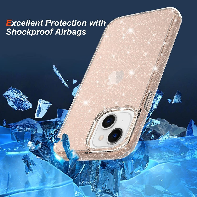 vaku-luxos®-stardust-sparkle-gold-protective-hard-case-for-apple-iphone-13-6-1-glitter-pink8905129013165