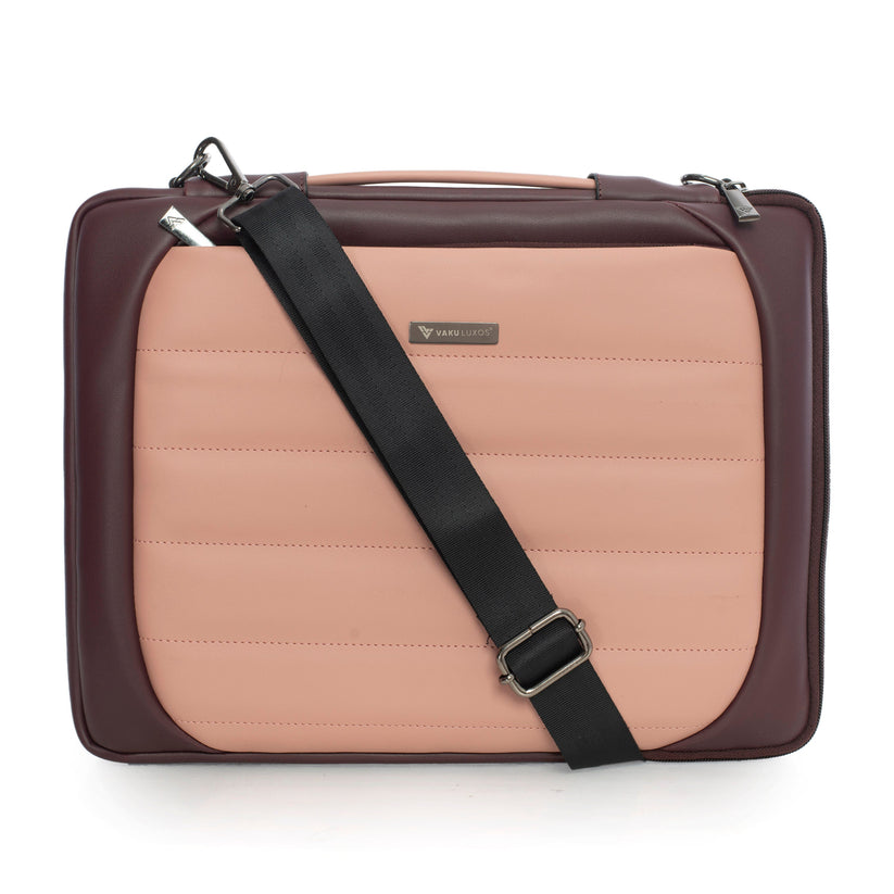 vaku-luxos®-lasa-chivelle-premium-collection-sleeve-for-macbook-13-14-with-strap-highly-durable-cherry-pink8905129019372