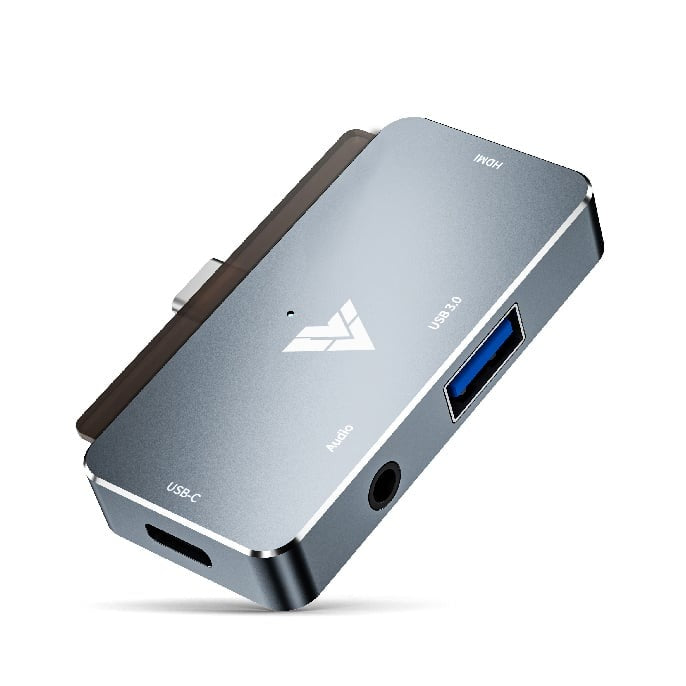 vaku-luxos®-quardo-2-0-4in1-hdmi-multi-function-usb-c-type-c-hub-adapter-converter-gunmetal8905129015305