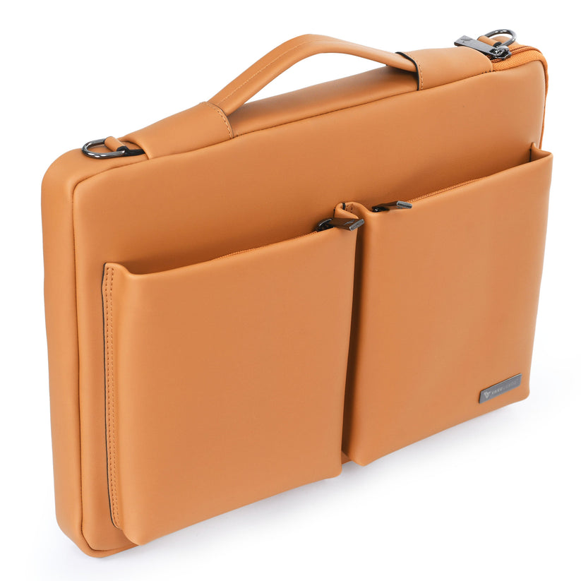 vaku-luxos®-mestella-series-for-macbook-14-refined-leather-sleeve-with-strap-highly-durable-mustard8905129026240
